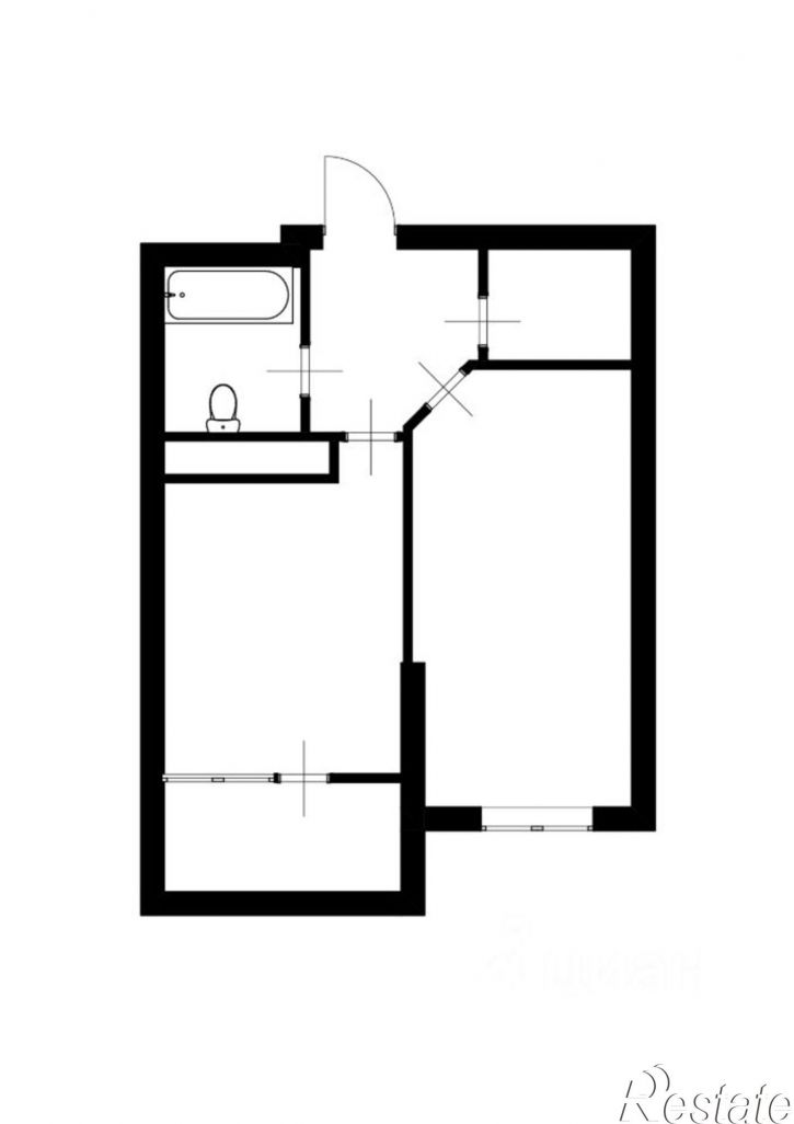 1-комн квартира ул Заводская, 73,  д. 73