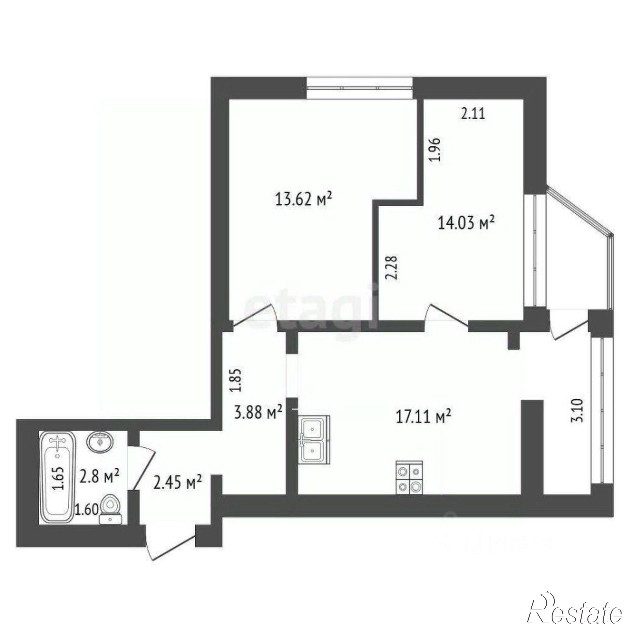 Купить квартиру за 8 200 000 рублей на Краснодарская улица, 66В