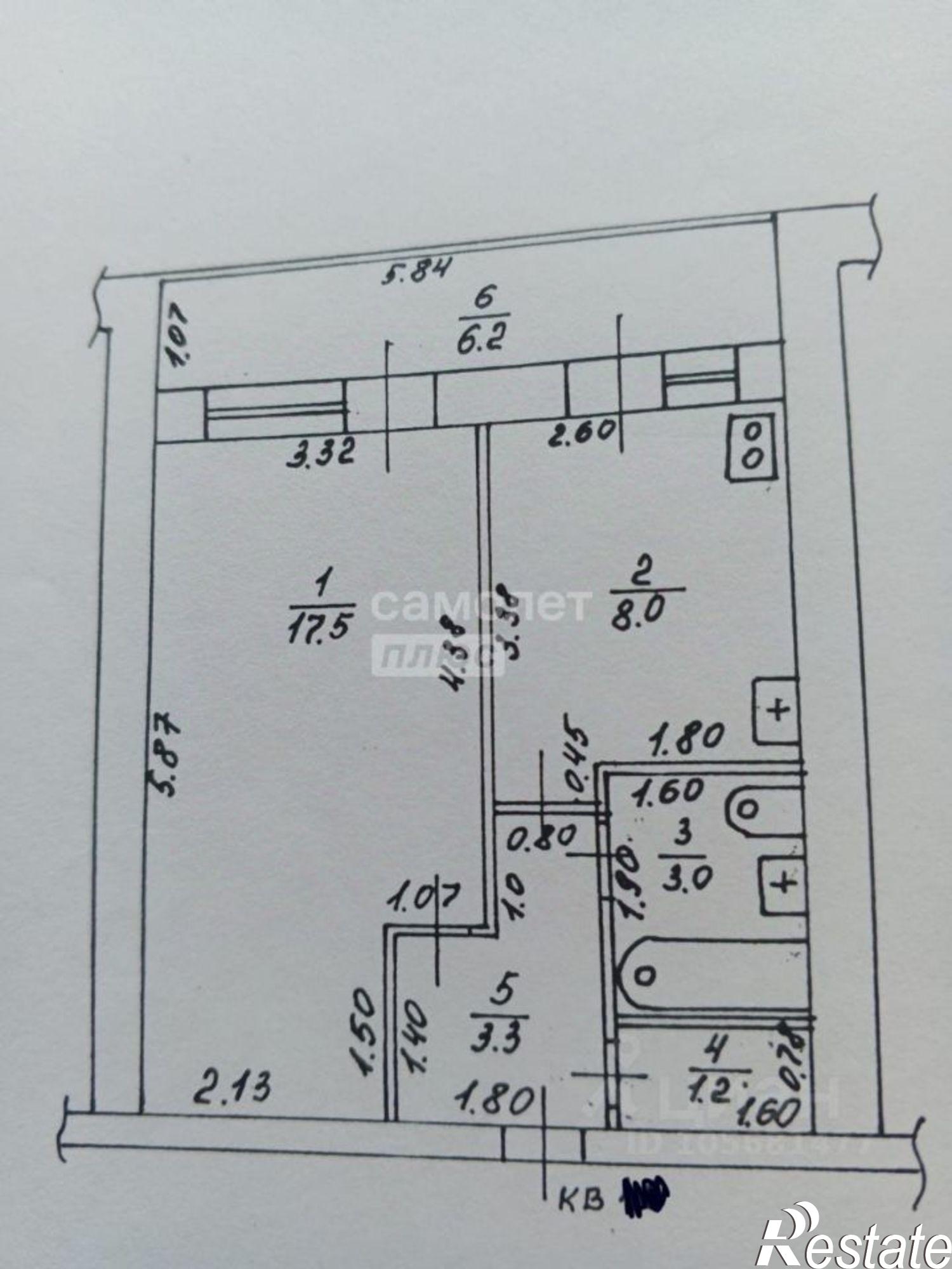 Купить квартиру за 5 799 000 рублей на улица Чехова, 4Б