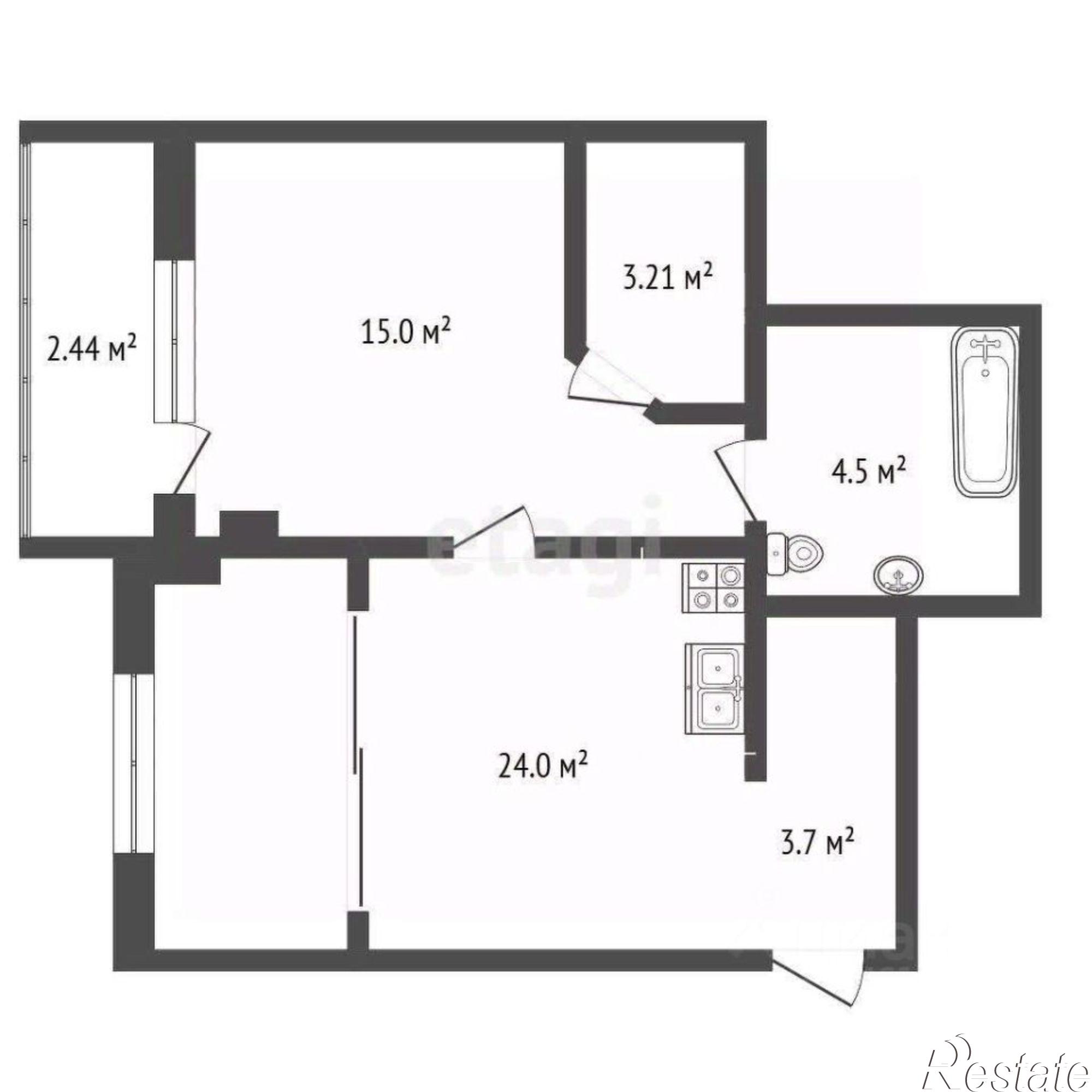 Купить квартиру за 9 400 000 рублей на ул Владимирская, 148 2