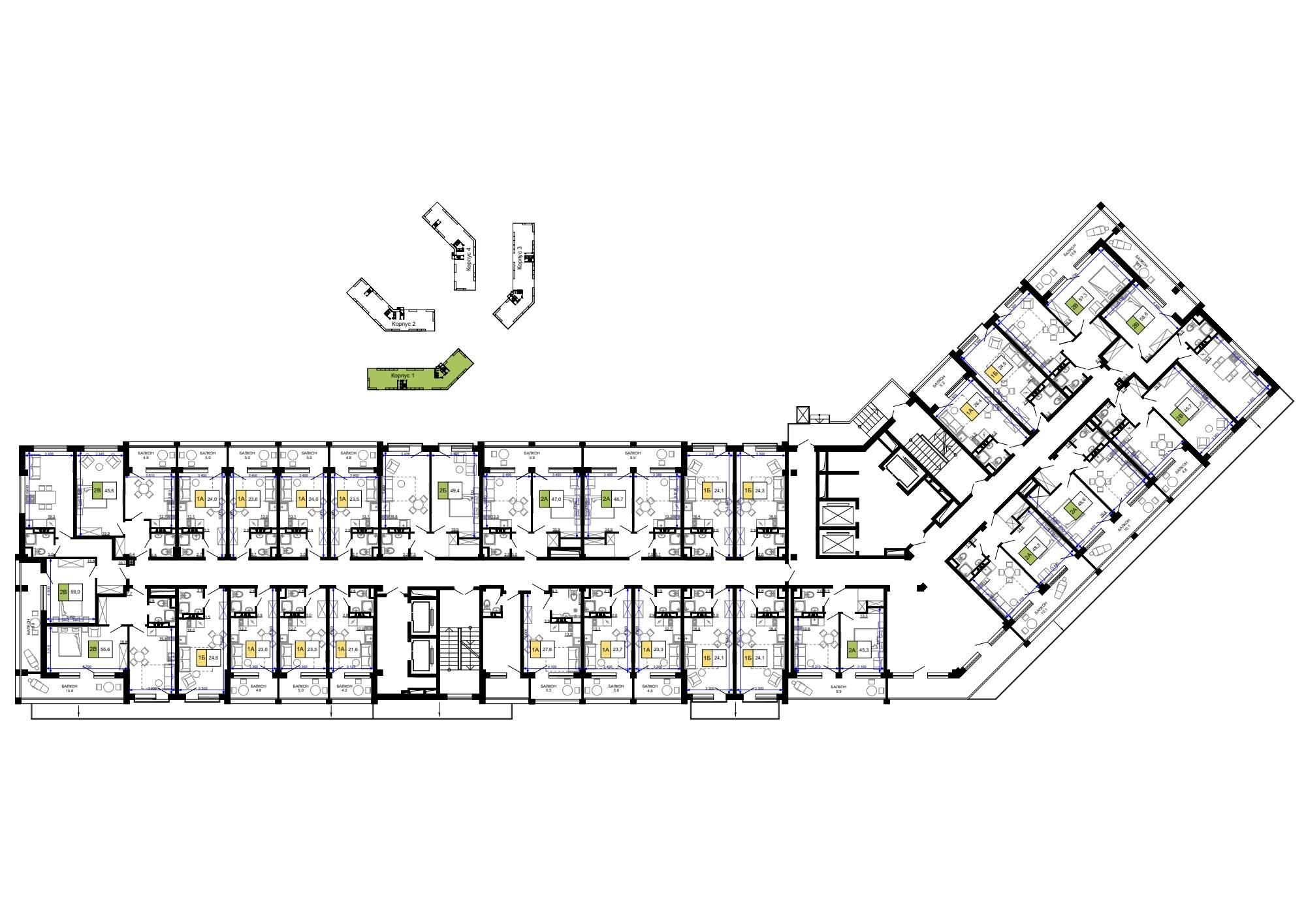 Купить квартиру за 13 160 000 рублей на Сосновый проезд, д.10 литера 2