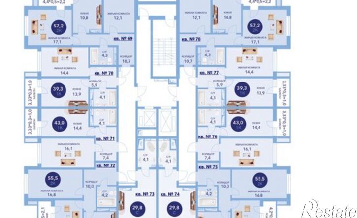 2-комн квартира улица Ленина, 241к2