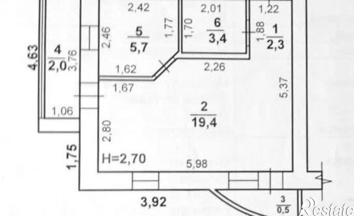 1-комн квартира улица Маяковского, 169,  д. 169