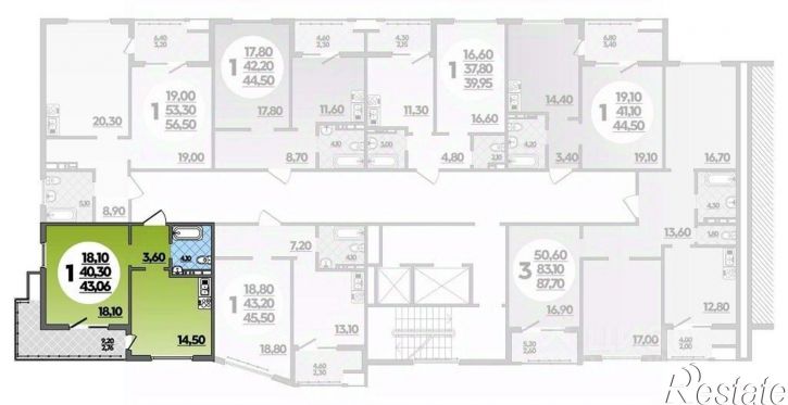 1-комн квартира в новом доме улица Адмирала Пустошкина, 22 с2,  д. 22 с2