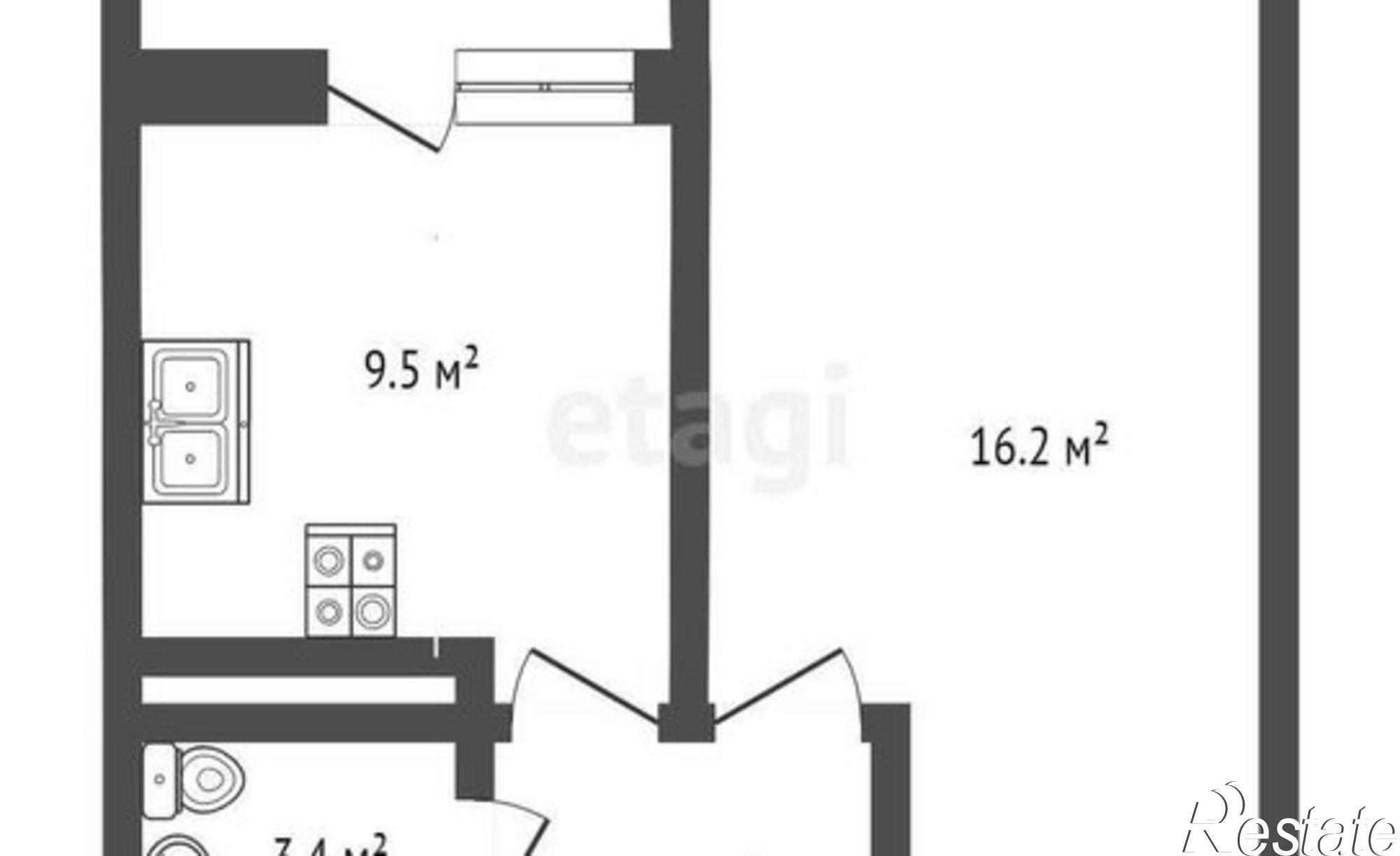 Купить квартиру за 6 400 000 рублей на ул Крестьянская, 27 3