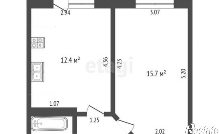1-комн квартира улица Ленина, 173А к6,  д. 173А к6