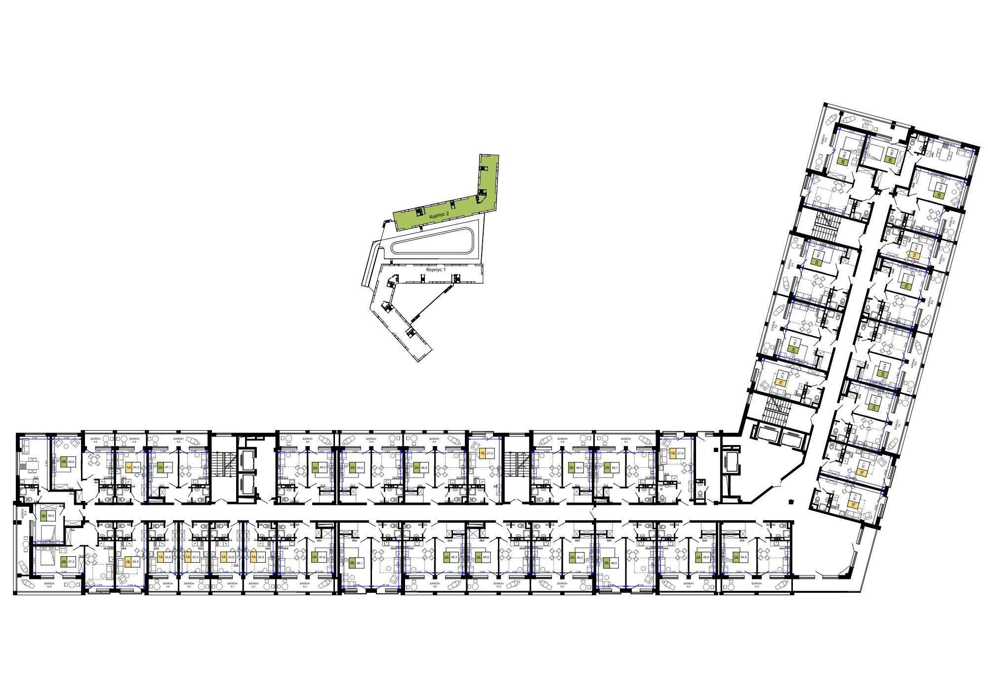 Купить студию за 10 101 000 рублей на Сосновый проезд, д.10 литера 1