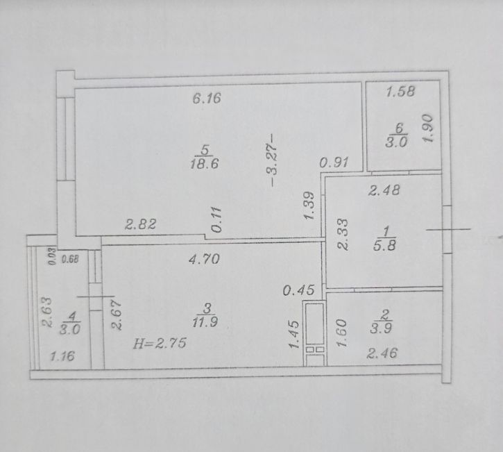1-комн квартира Анапское шоссе, 18к2