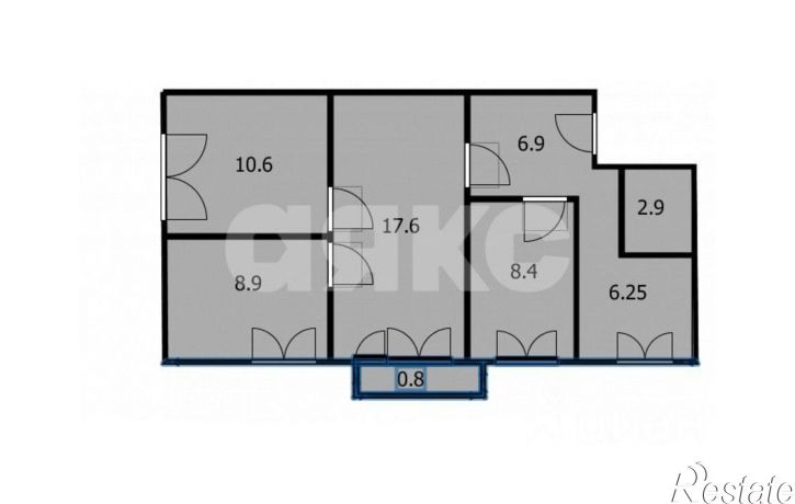 4-комн квартира ул Новороссийская, 308,  д. 308