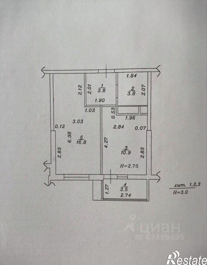 1-комн квартира ул Омелькова, 93,  д. 93