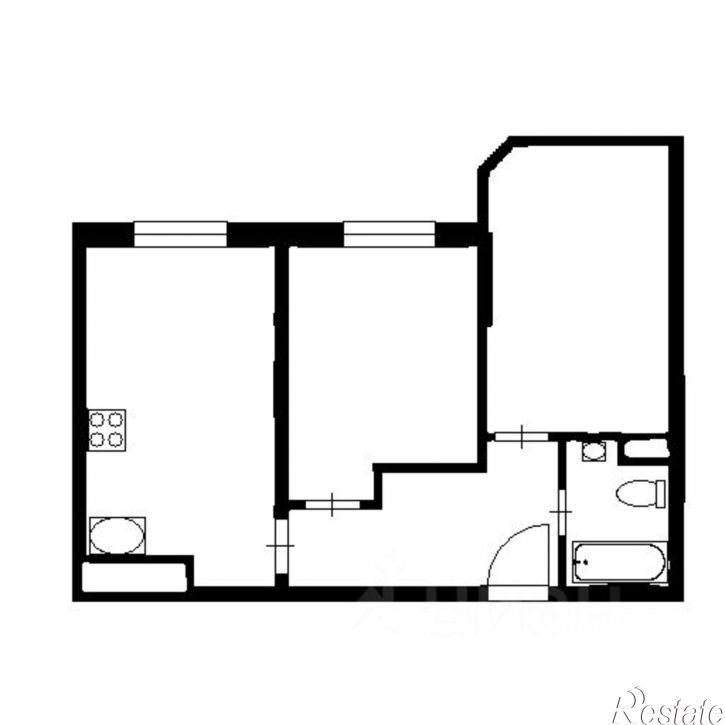 2-комн квартира Анапское шоссе, 30,  д. 30