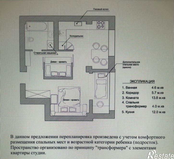 1-комн квартира улица 40 лет Победы, 114,  д. 114