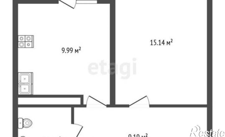 1-комн квартира ул Владимирская, 55В,  д. 55В
