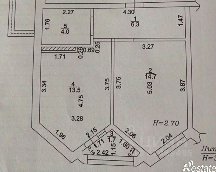 1-комн квартира Супсехское шоссе, 4 3,  д. 4 3,  к. 3