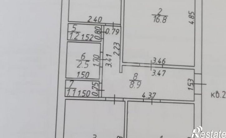 3-комн квартира Новороссийская улица, 259,  д. 259