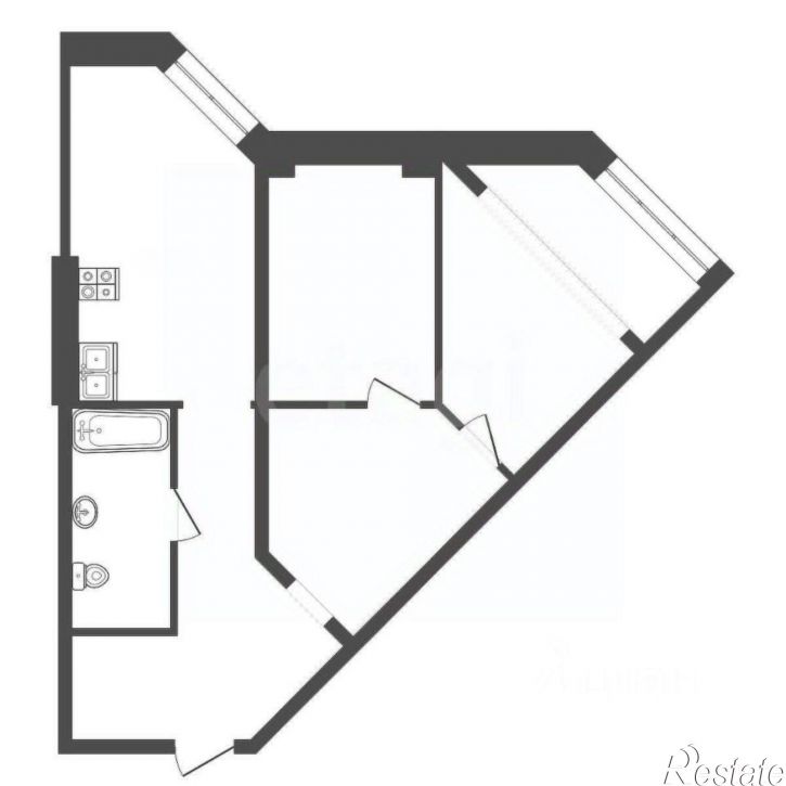 3-комн квартира улица Крылова, 113,  д. 113