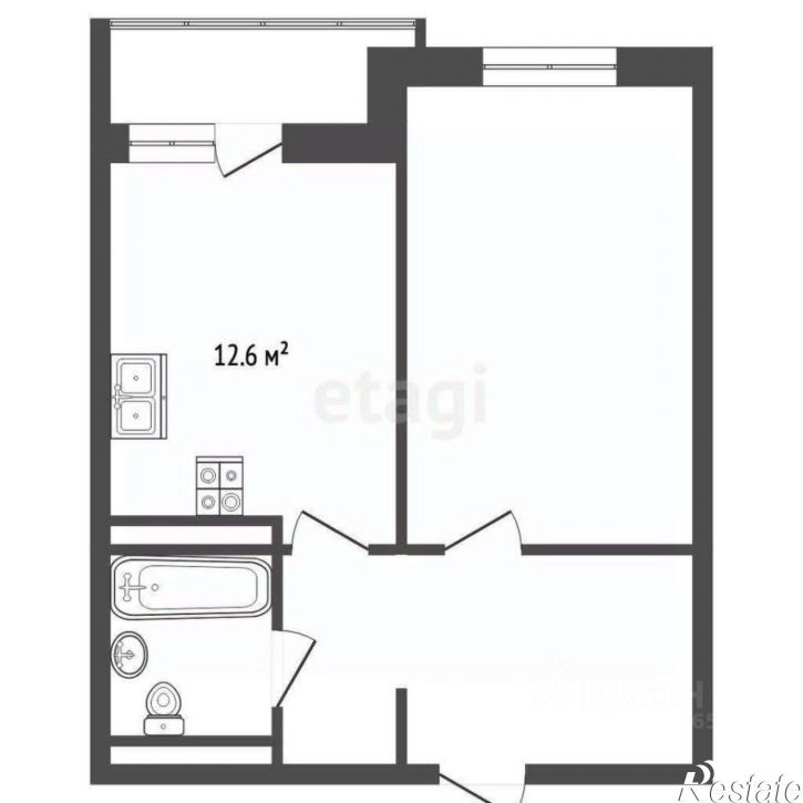 1-комн квартира ул Ленина, 146,  д. 146