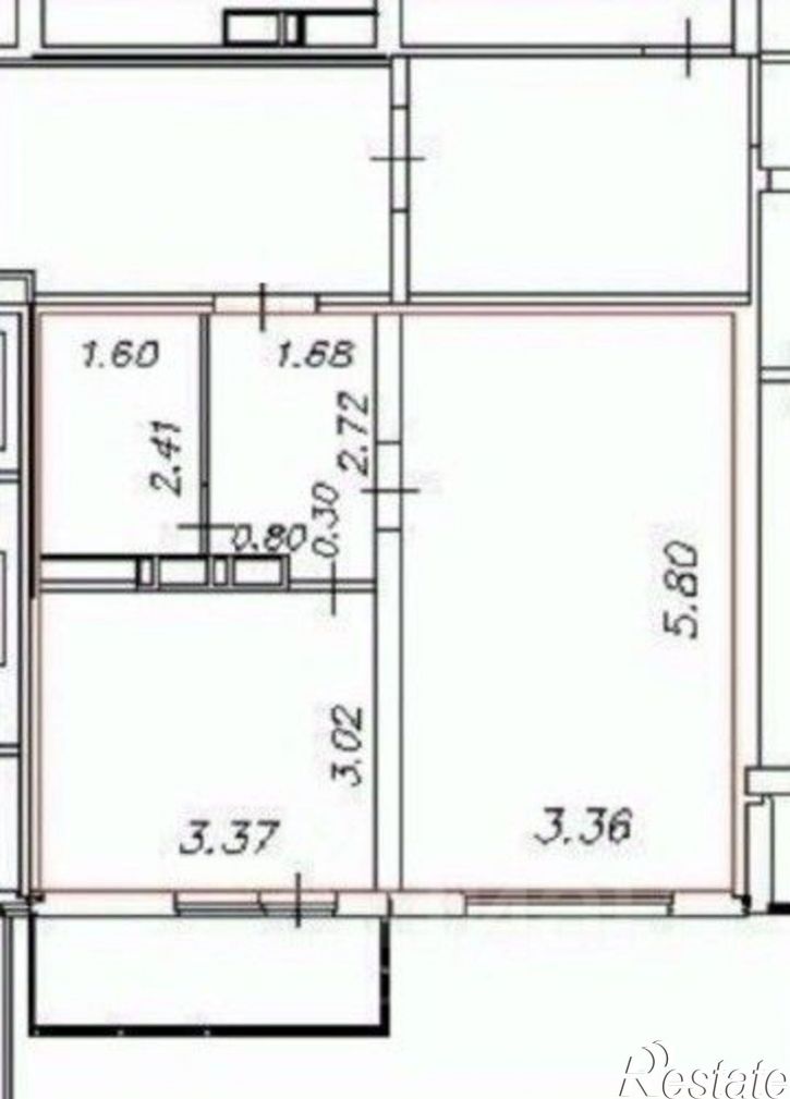 1-комн квартира улица Адмирала Пустошкина, 22 c9,  д. 22 c9
