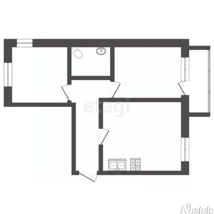 2-комн квартира ул Новороссийская, 261,  д. 261