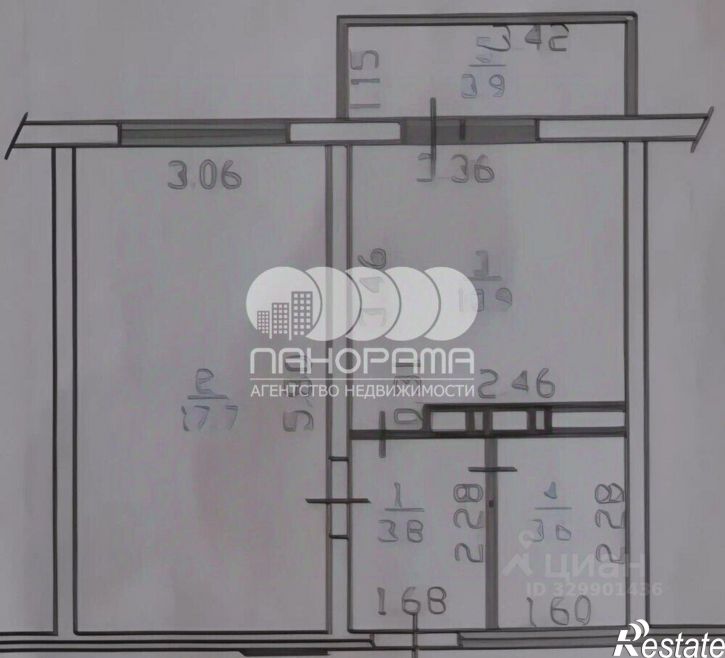 1-комн квартира улица Адмирала Пустошкина, 22 с6,  д. 22 с6