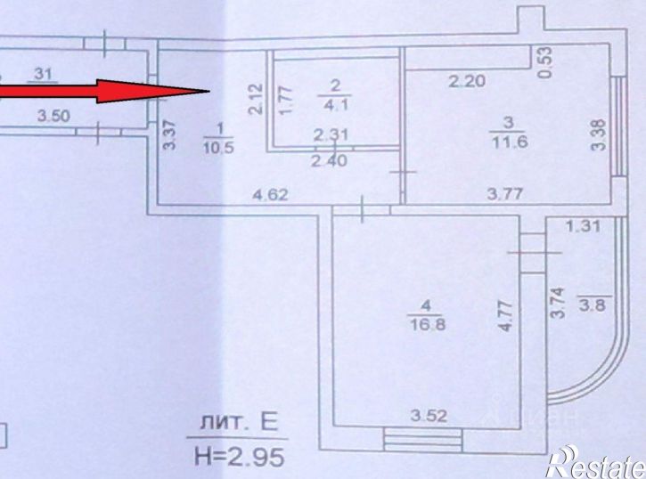 1-комн квартира ул Крылова, 17 5,  д. 17 5,  к. 5
