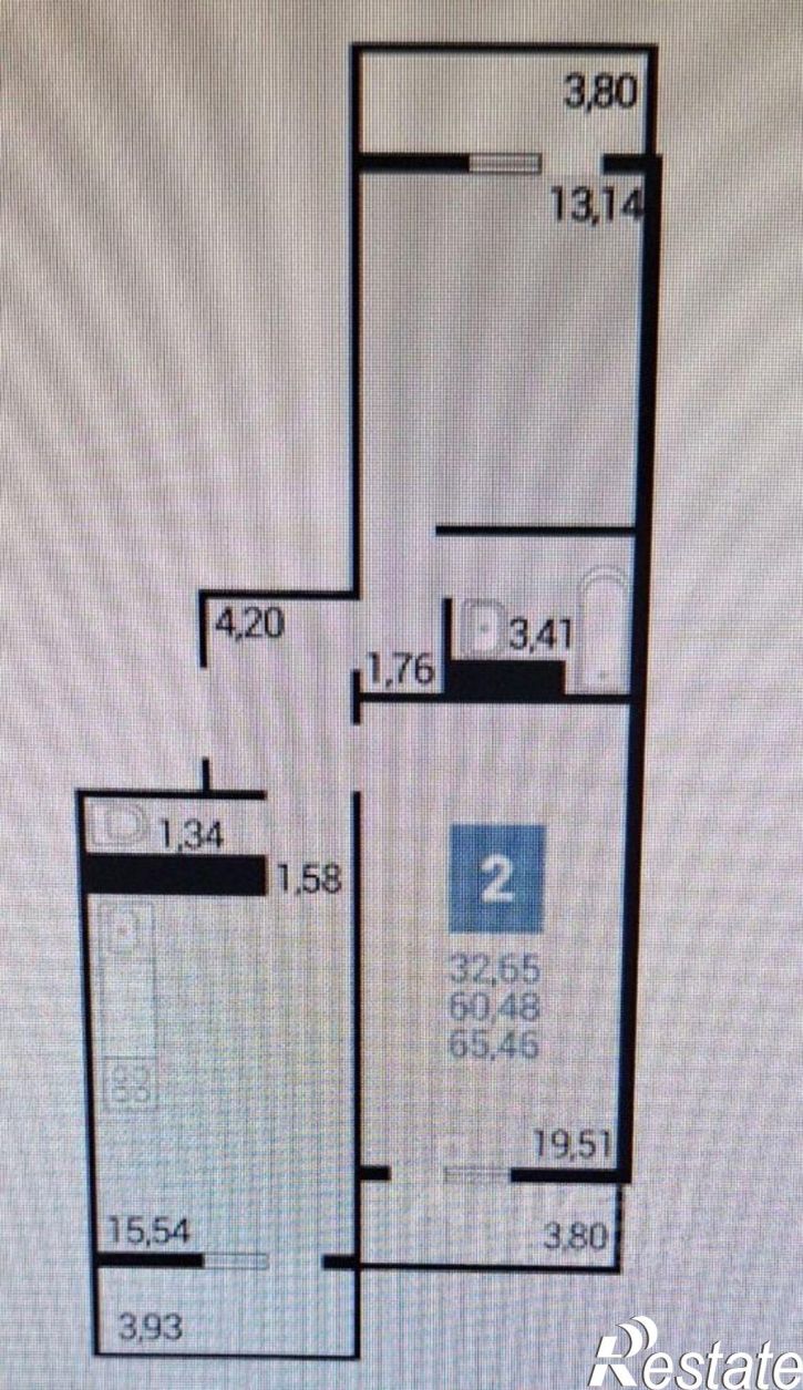 2-комн квартира ул Ленина, 233,  д. 233