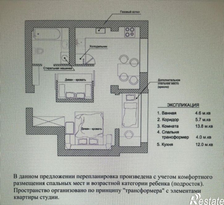 1-комн квартира улица 40 лет Победы, 114,  д. 114
