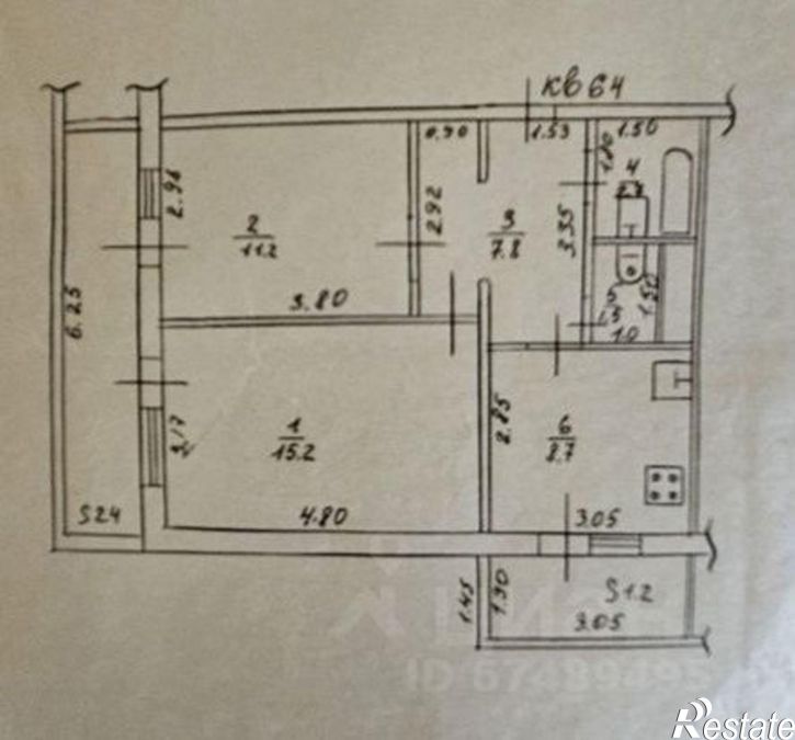 2-комн квартира ул Омелькова, 14Б,  д. 14Б