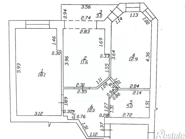 2-комн квартира Парковая улица, 31,  д. 31