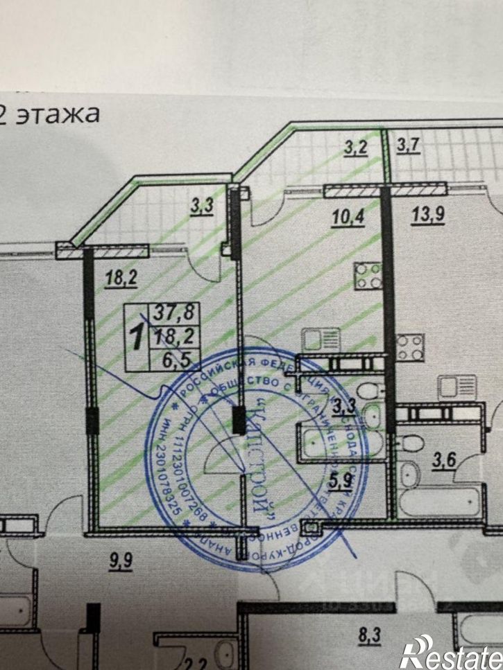 1-комн квартира ул Крестьянская, 27 5,  д. 27 5,  к. 5