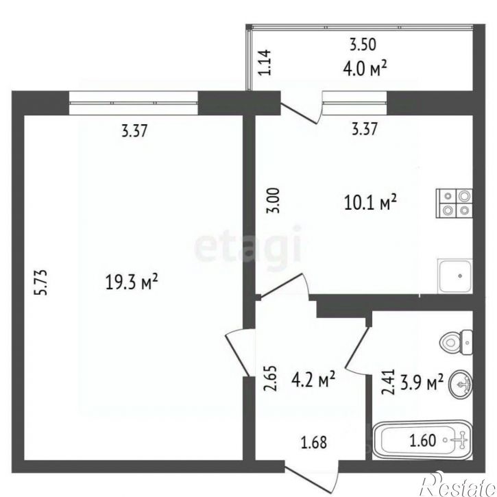 1-комн квартира Супсехское шоссе, 26 к4,  д. 26 к4