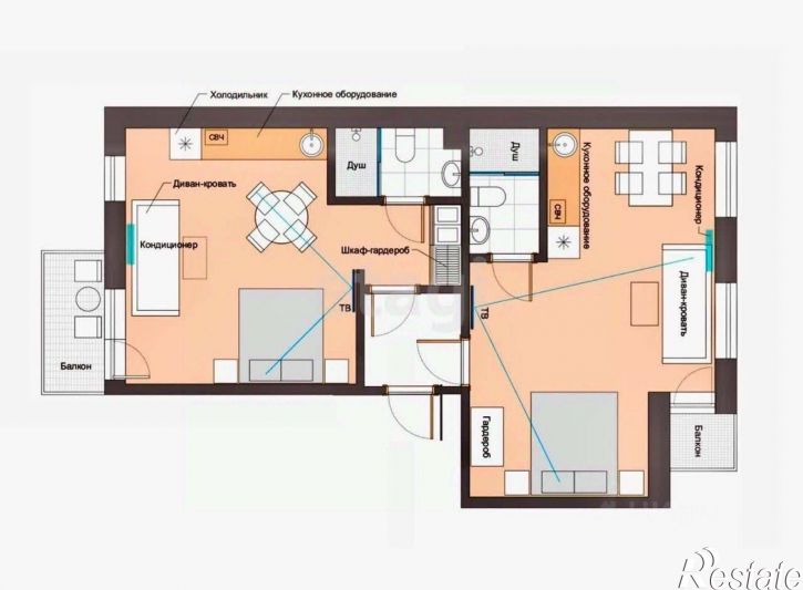 2-комн квартира Пионерский проспект, 259И к1,  д. 259И к1