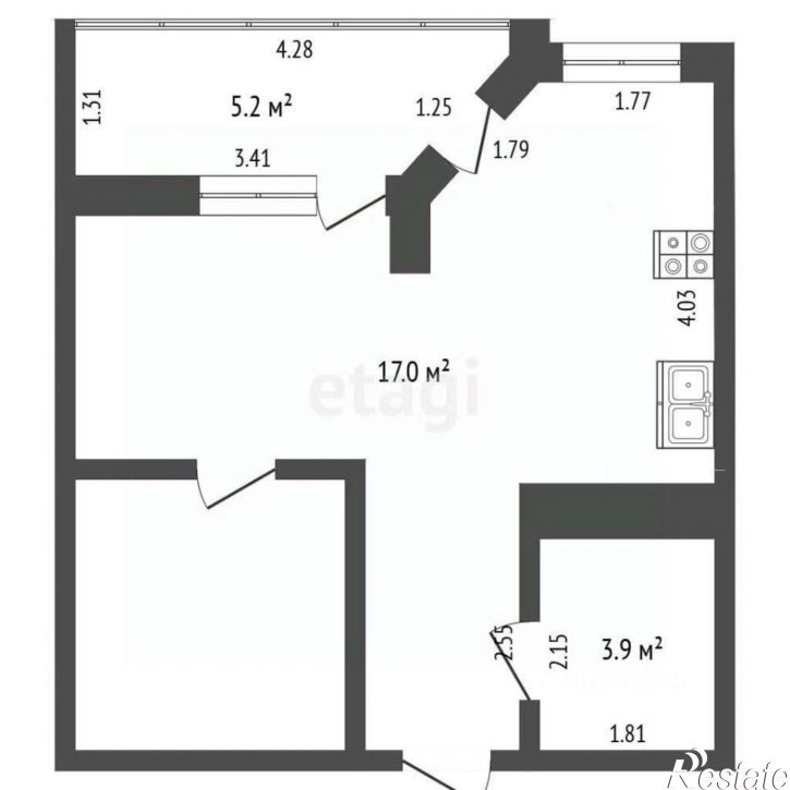 1-комн квартира ул Поликарпова, 2 8,  д. 2 8,  к. 8