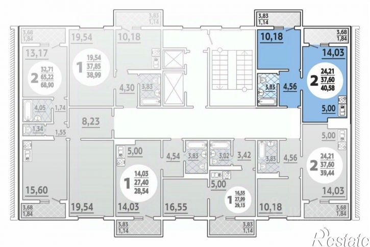 2-комн квартира в новом доме ул Адмирала Пустошкина, 22 10,  д. 22 10,  к. 10