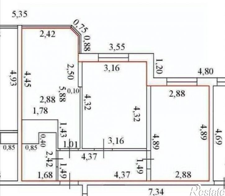 2-комн квартира Анапское шоссе, 32 4,  д. 32 4,  к. 4