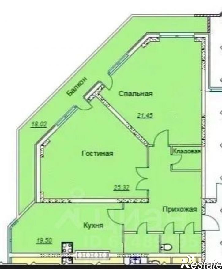2-комн квартира ул Промышленная, 1,  д. 1