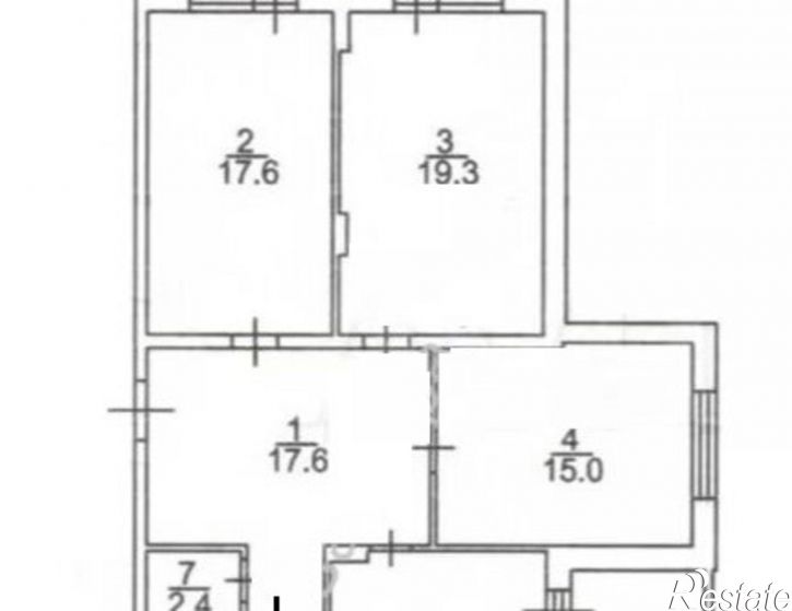 3-комн квартира проезд Солдатских Матерей, 6А к1,  д. 6А к1
