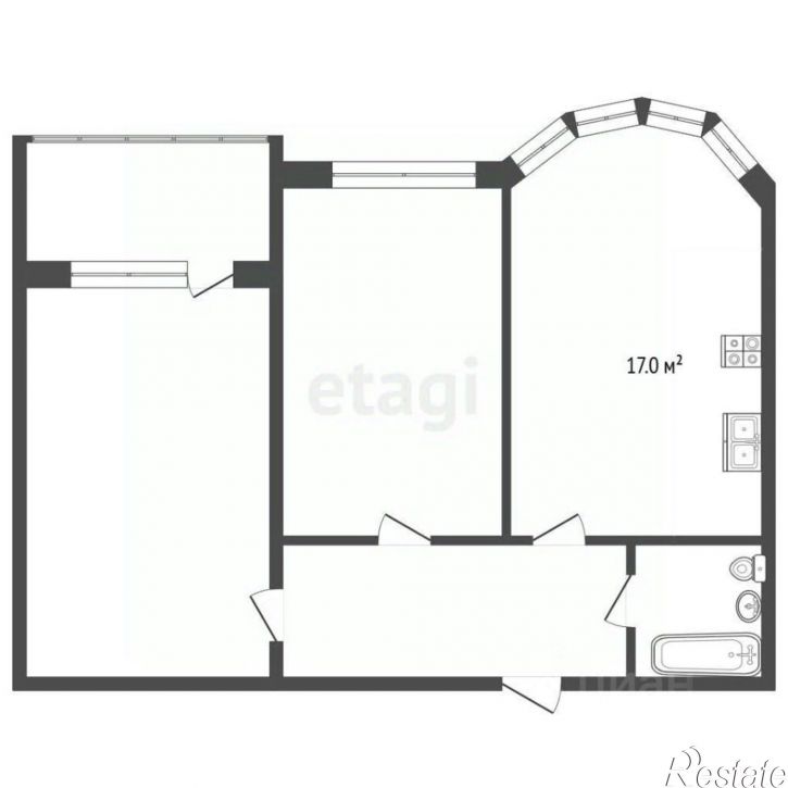 2-комн квартира улица Верхняя дорога, 151 к3,  д. 151 к3