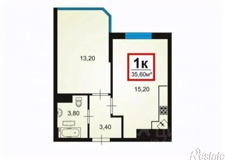1-комн квартира Анапское шоссе, 32 4,  д. 32 4,  к. 4