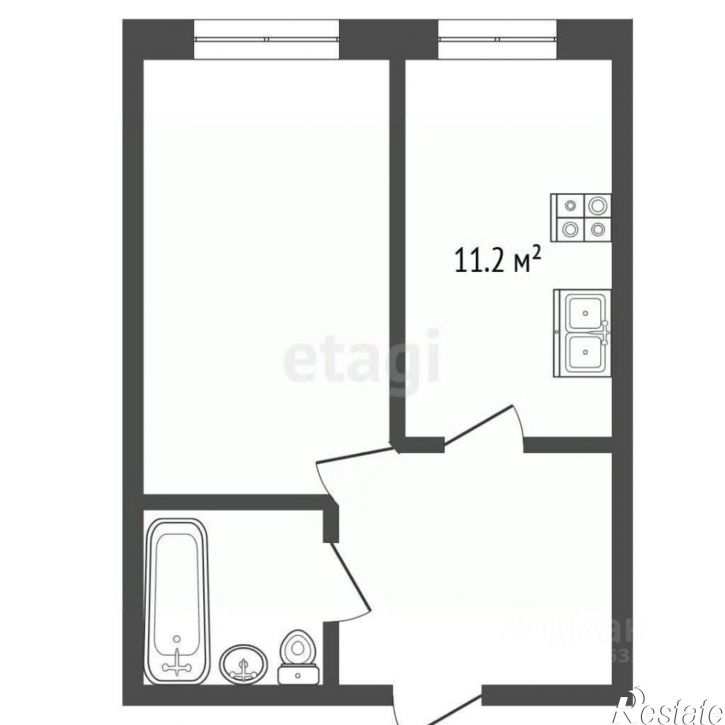 1-комн квартира Владимирская улица, 160 к3,  д. 160 к3