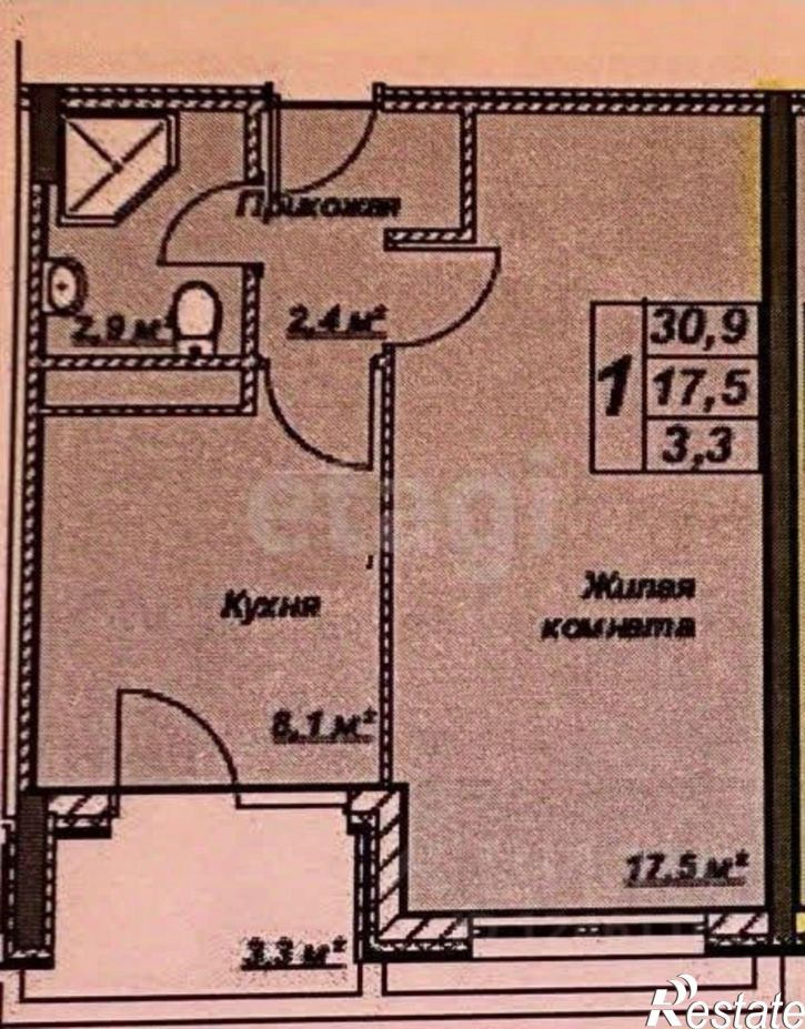 1-комн квартира Пионерский пр-кт, 100В 1,  д. 100В 1,  к. 1