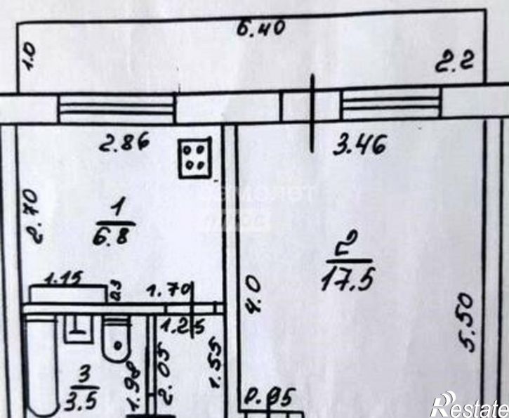 1-комн квартира 12-й микрорайон, 16