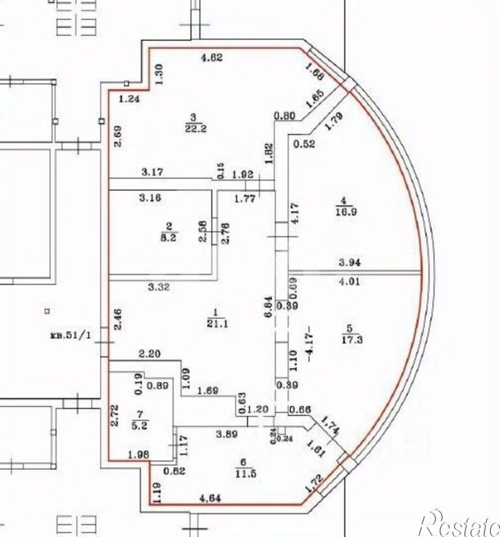 3-комн квартира Пионерский проспект, 255/2 к4,  д. 255/2 к4
