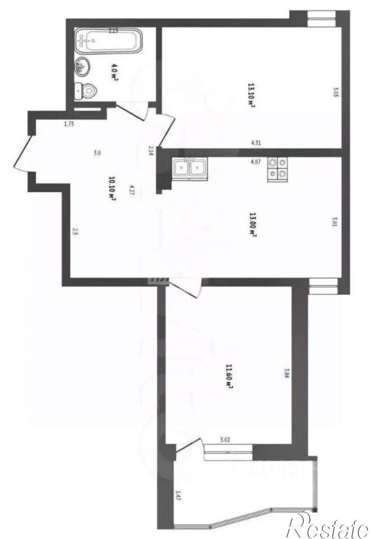 2-комн квартира улица Ленина, 185А к4,  д. 185А к4