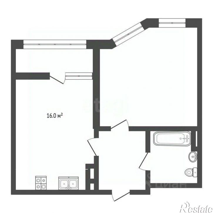 1-комн квартира Супсехское шоссе, 47 к2,  д. 47 к2