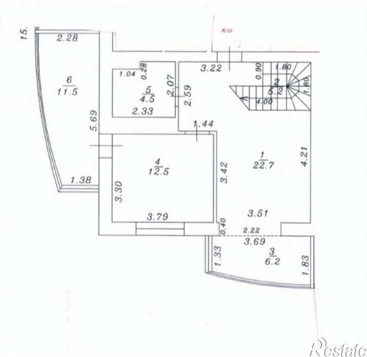 3-комн квартира ул Владимирская, 55 3,  д. 55 3,  к. 3