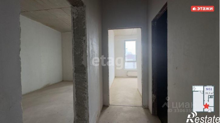 1-комн квартира ул Парковая, 79 2,  д. 79 2,  к. 2