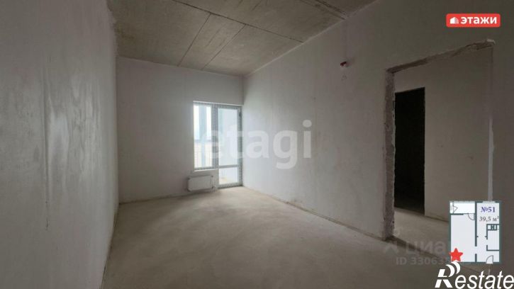 1-комн квартира ул Парковая, 79 2,  д. 79 2,  к. 2