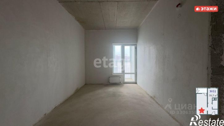 1-комн квартира ул Парковая, 79 2,  д. 79 2,  к. 2