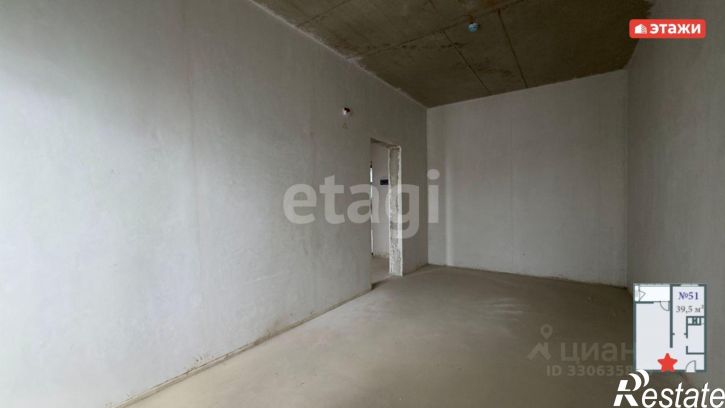 1-комн квартира ул Парковая, 79 2,  д. 79 2,  к. 2